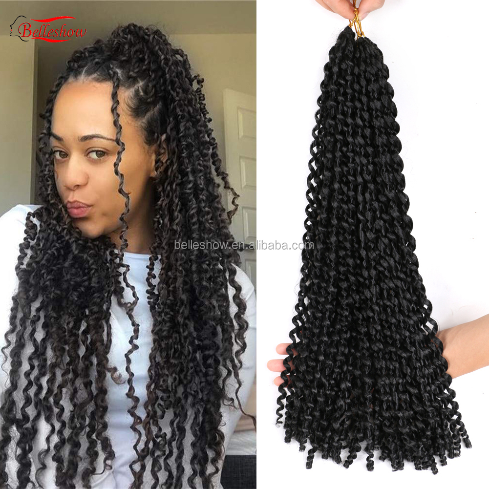 Hot sell Passion Twist Hair 18inch Water Wave freetress passion twist