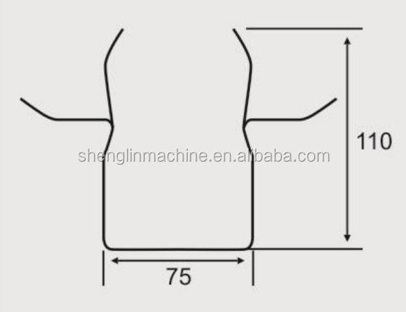 2017 new design steel sheet fence post making machine for sale