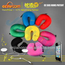 Speaker Microbead pillow -Travel Relaxing airline pillows