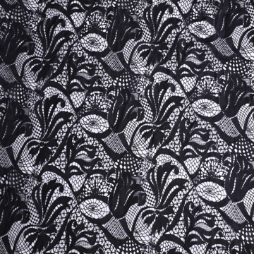 Elegant Mat Poly Milky Yarn Chemical Lace