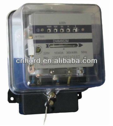 DD862M Single Phase Impulse Electromechanical Energy Meter