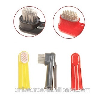 Smll Pet finger type tooth brush