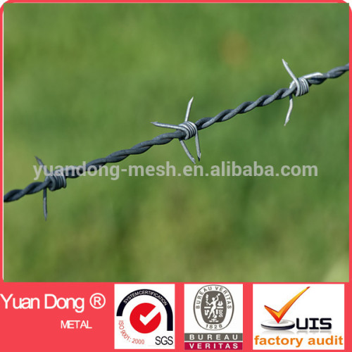 Galvanized steel barbed wire/barbed wire fencing prices