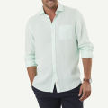 Customized Men's Long Sleeve Linen Shirts Wholesale