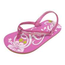 Children's Slippers, PU Strap with Elastic back strap,High-quality TPR, Hot Selling,Made for Roxy