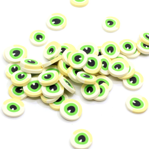 Colorful Cartoon Eyes Polymer Clay Slice Ultra Light Clay Slice For DIY Handmade Re-ment Dessert Decoration Accessories