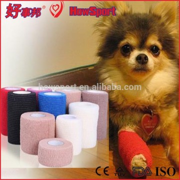 5/7.5cm*4.5m Nonwoven Cohesive Elastic Printed Pet Bandage