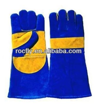 cow split leather working glove welding glove