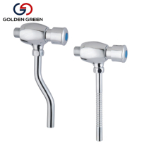 Brass Chrome  Plated  Flush Valves Best selling and Provide the free sample Toilet cistern chromium plate brass flush valve