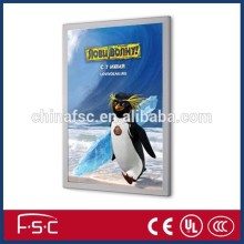 ultra thin indoor led light box with four sides open frame
