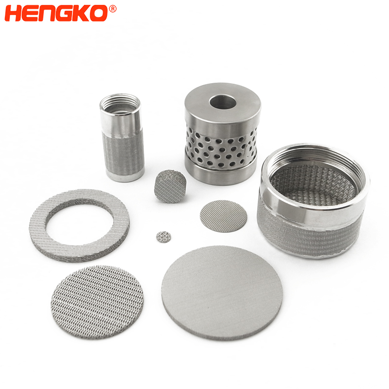 Sintered stainless steel porous filter screen wire mesh filter disc