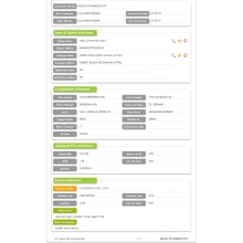 USA Importer Gear Assembly Data