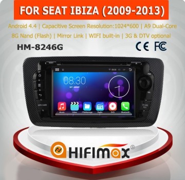 HIFIMAX Android 5.1.1 car radio dvd player with gps navigation system for SEAT IBIZA (2009-2013)