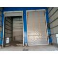 Bahagian luar dan dalaman Menyusun Folding PVC Fabric Door