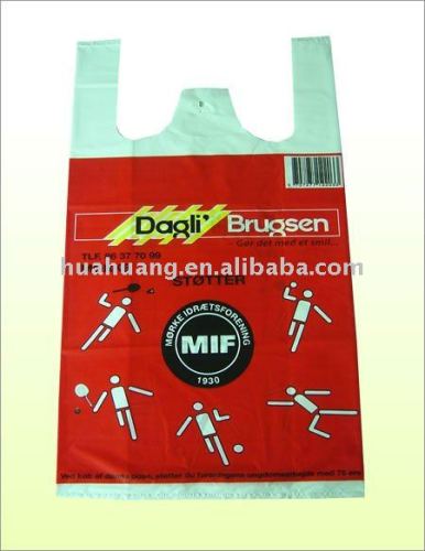 supermarket plastic hdpe t-shirt bags