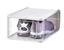 Transparent Foldable Plastic Shoe Storage Box