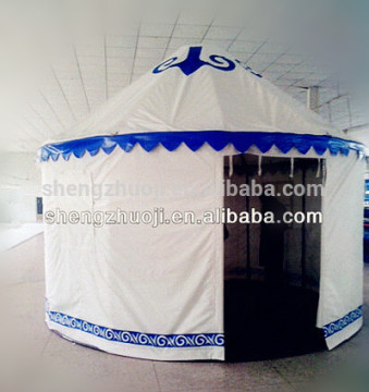 winter Mongolian yurt