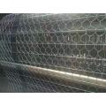 Galvanized stone cage rock filled gabion mesh