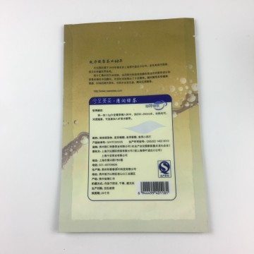 Food grade 15g matte plastic heat-seal tea package-bag