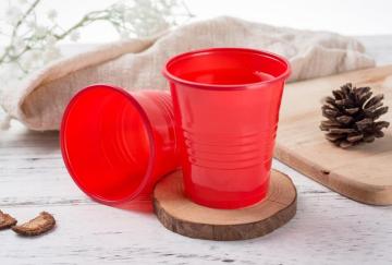 Red Plastic PP Cup