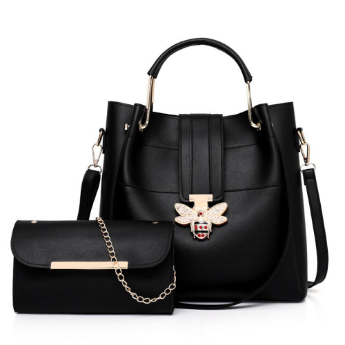 Promotional top quality fashion pu shoulder lady handbag