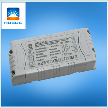 12W TRIAC dimmable led driver ETL certification