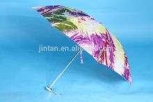 wholesale umbrella,satin fabric umbrella,flower pattern umbrella