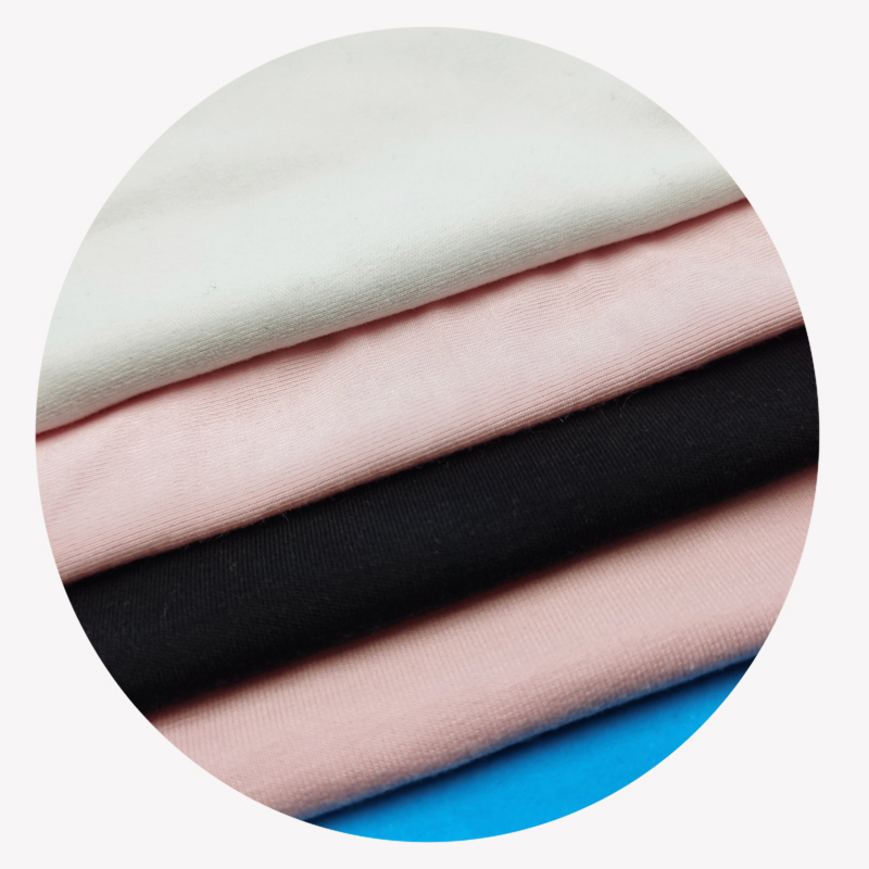 Hot sale eco-friendly bamboo spandex fabric knitted interlock fabric