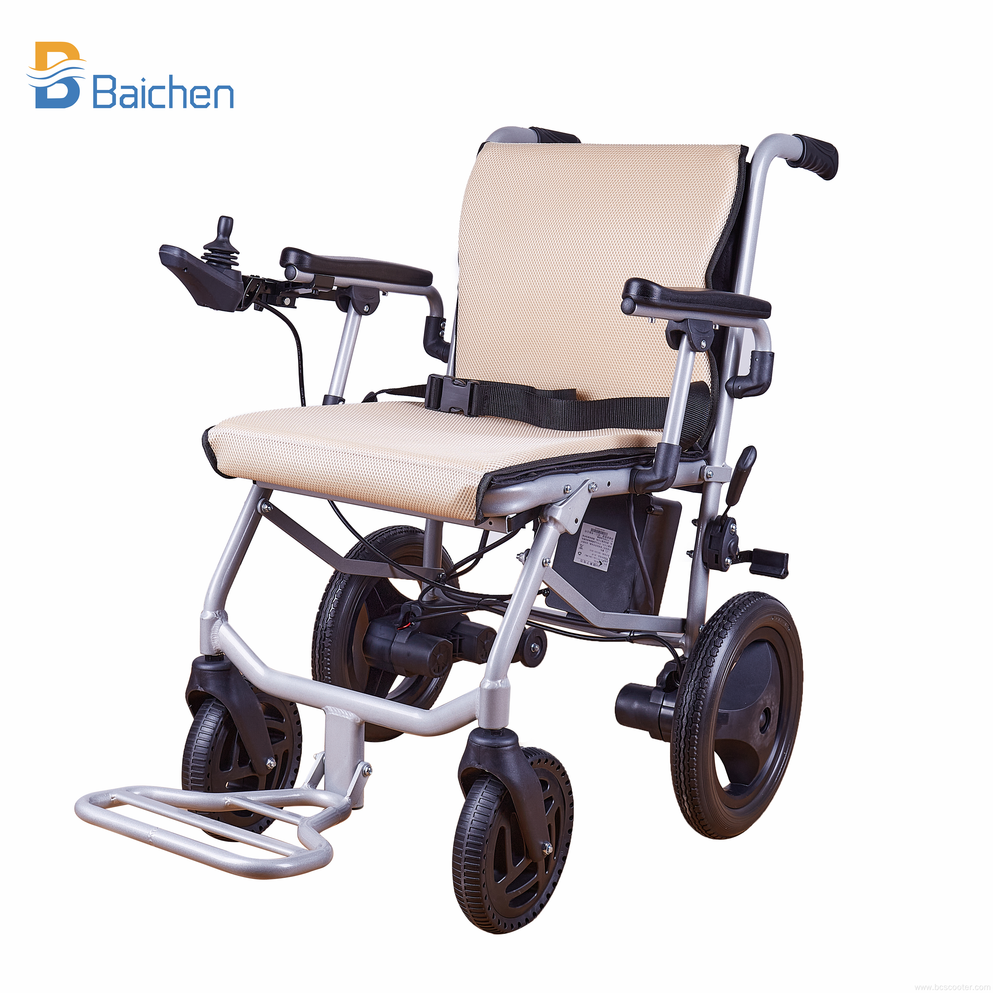Trending folding aluminum lithium battery wheelchair