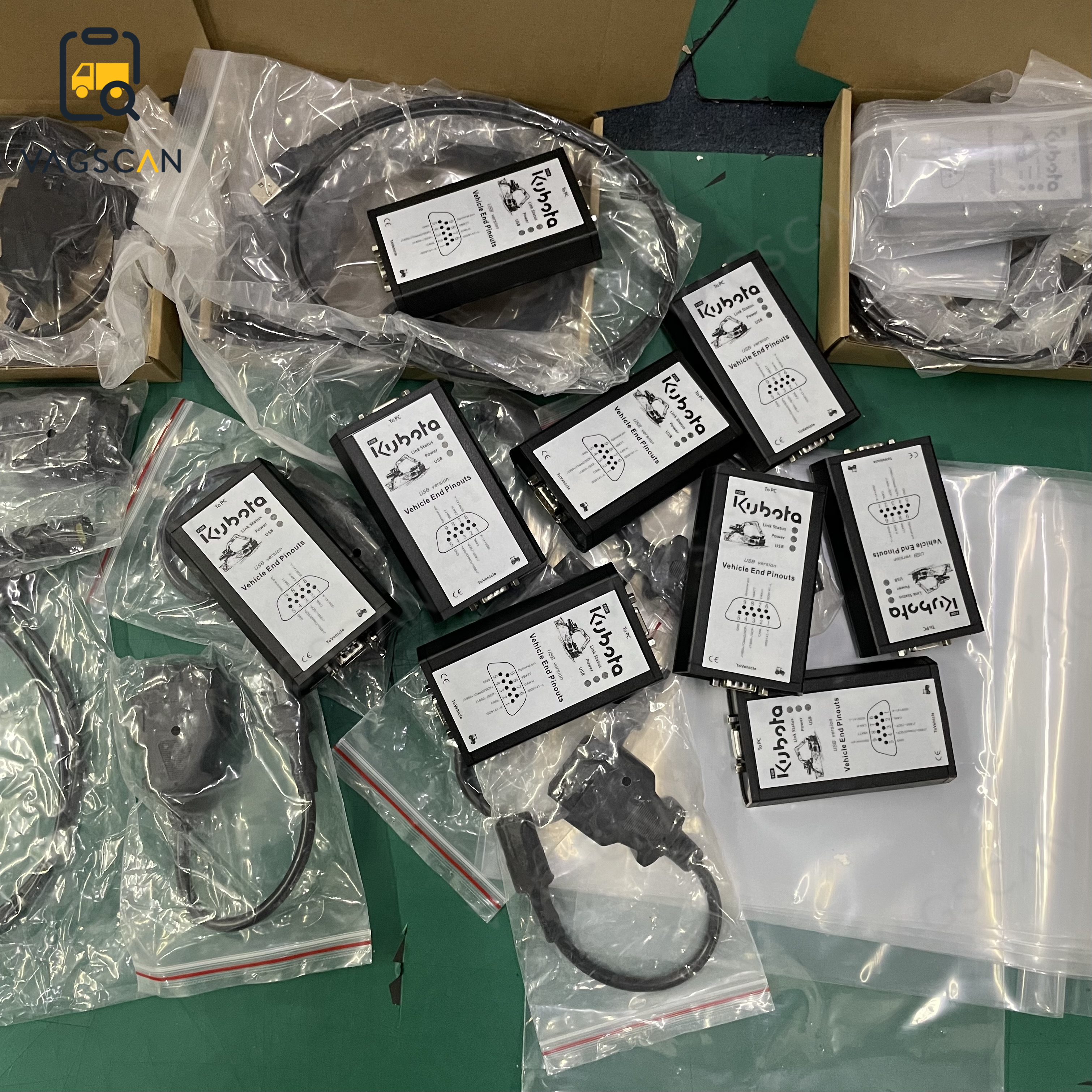 For Kubota no software Diagmaster For Takeuchi Python interface DIAGNOSTIC KIT (PYTHON)