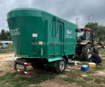 High Quality Cattle Feed Mixer TMR Traction Vertical Feed Mixer Wagon