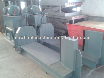 Horizontal wood log splitter