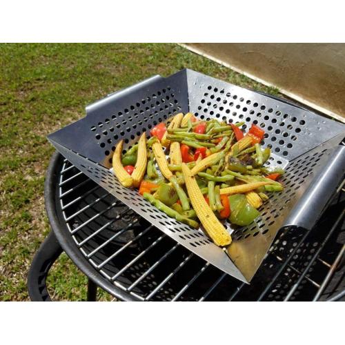 Panier Grill Pan Smoker Griller Barbecue