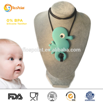 Silicone necklace amber necklace for baby baby teething necklace wholesale