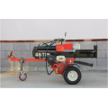 Hydraulic electric wood log splitter firewood processor