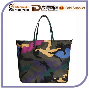 2015 New Arrival Camouflage Medium Shopping Tote Bag