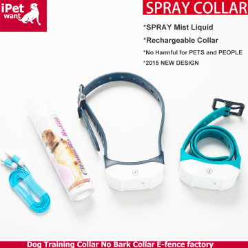 ipetwant SC02 Rechargeable Humane Citronella Spray Anti Bark Collar No Bark Collar