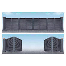 JHR Modern Simple Steel Folding Gate Design Philippines