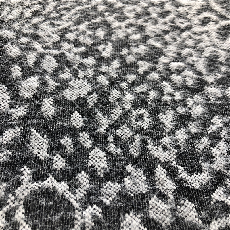 Factory price jacquard hacci knit fabric