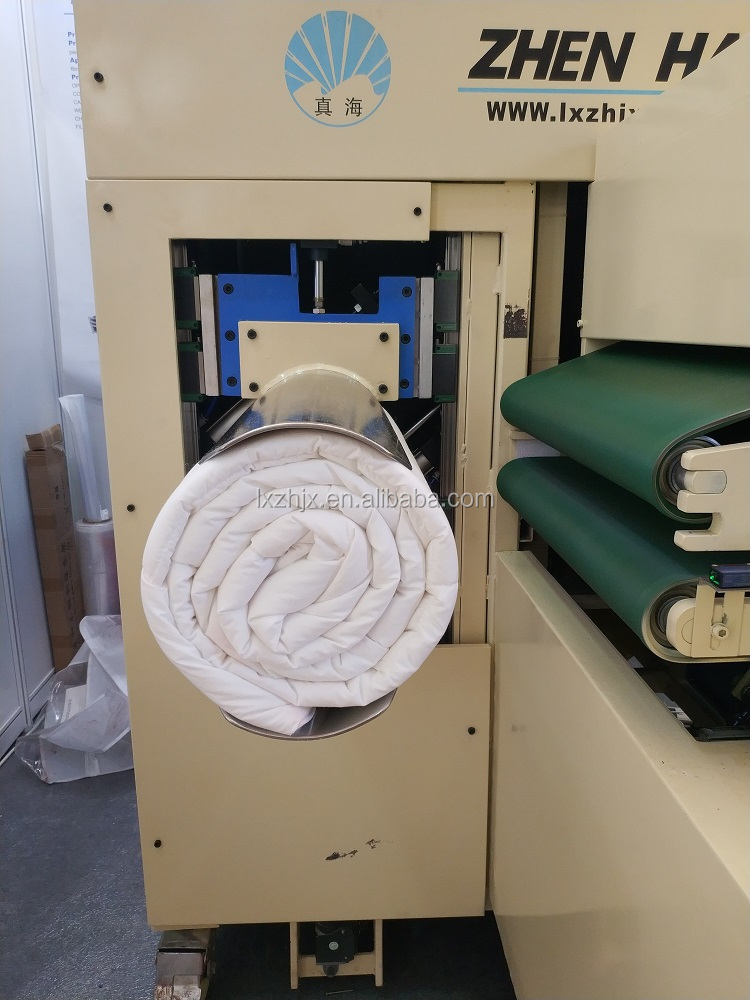 JBJ-7 Auto pillow roll packing machine, pillow coiling machine