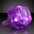 Purple Huge Gem Light Up LED Rings