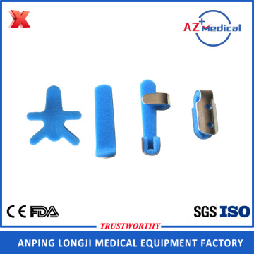 spong and aluminum medical silver finger splint
