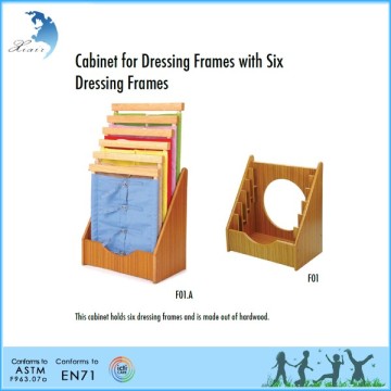 Montessori practical life dress materials eco-friendly montessori materials