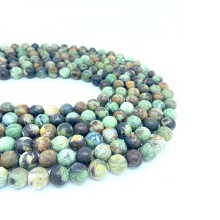 Natural Frosted Green Opal Beads - DIY Necklace & Bracelet Accessories