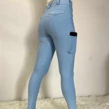 Silicona ecuestre Jodhpurs Mujeres para montar a caballo calzones