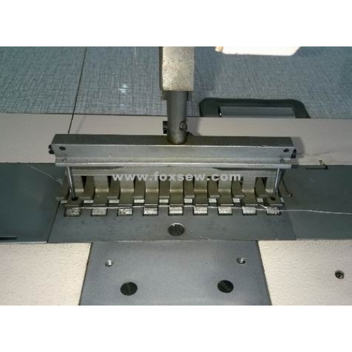 Long Arm Triple Needle Compound Feed Heavy Duty Lockstitch Sewing Machine