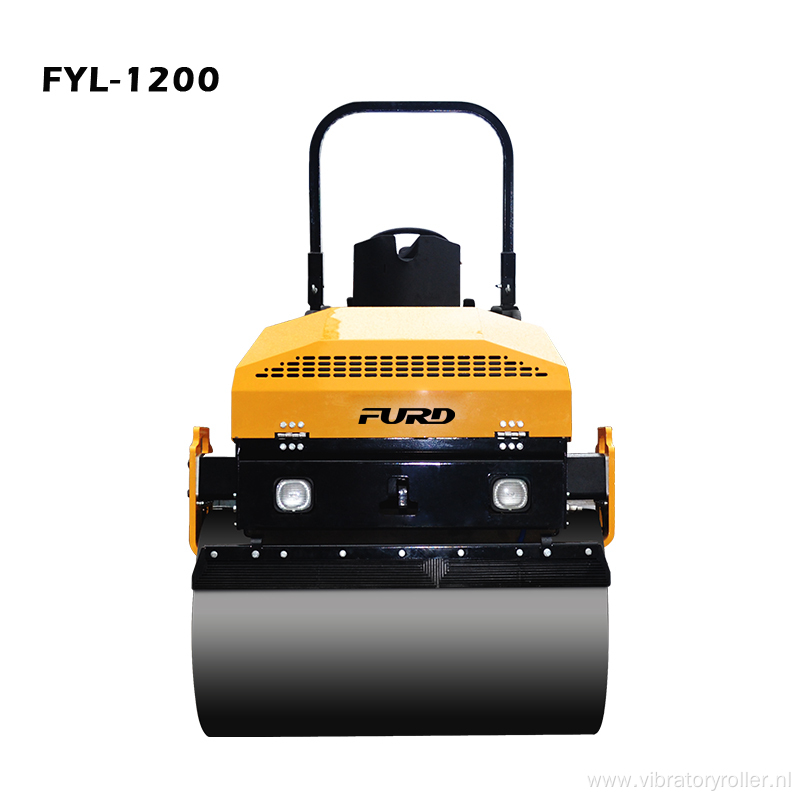 Medium Size CVT Speed Double Drum Vibrating Roller