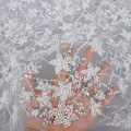 Wholesale bead embroidery tulle wedding dress fabric