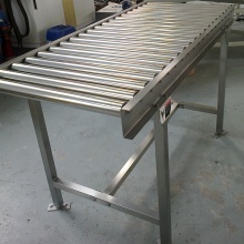 Customized Gravity Roller Conveyor with Transmission Curve for Logistics Sorting