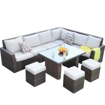 rope outdoor sofa set patio aluminum sofa set